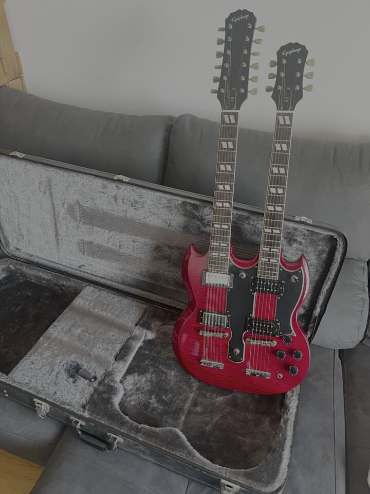 Epiphone SG Doble mástil G 1275 ( EDS1275 ) vintage