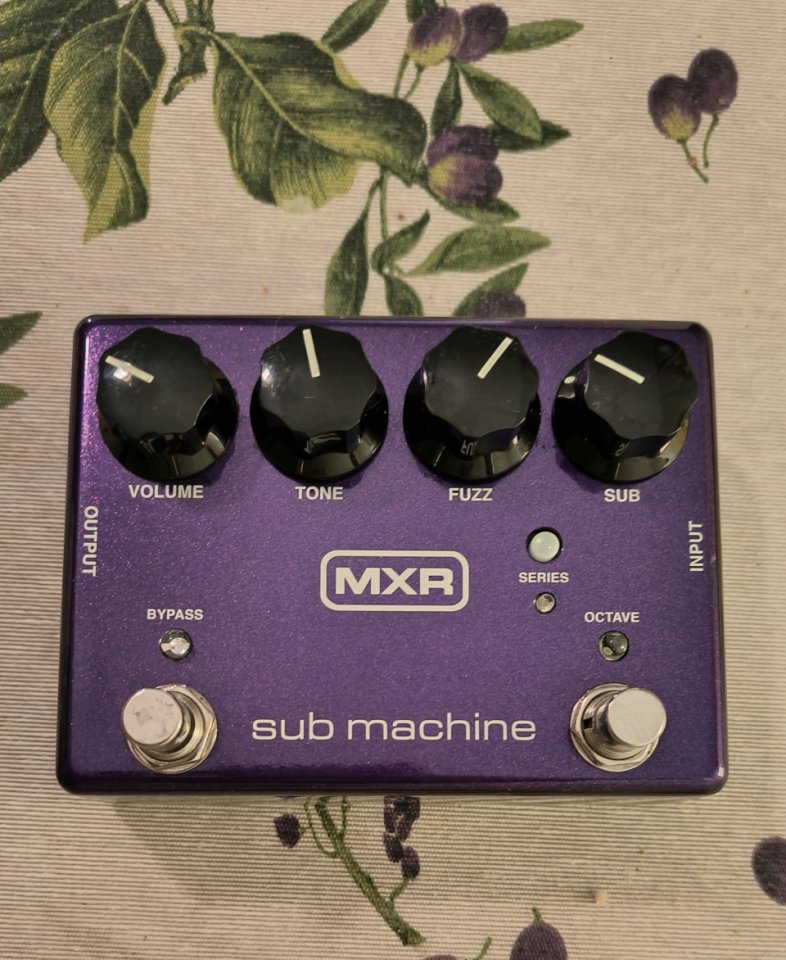 MXR sub machines Octave Fuzz.
