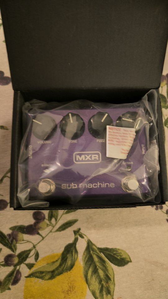 MXR sub machines Octave Fuzz.