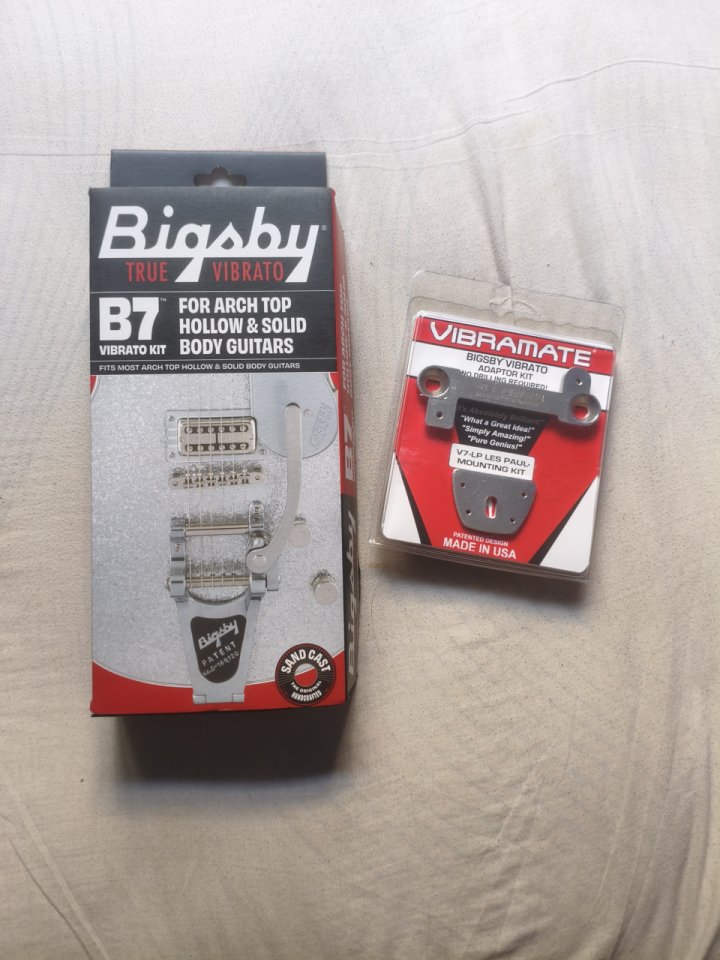 Bigbsy B7 + V7 Vibramate para Les Paul de segunda mano · Foto 1 de 7 · Málaga · 290 €