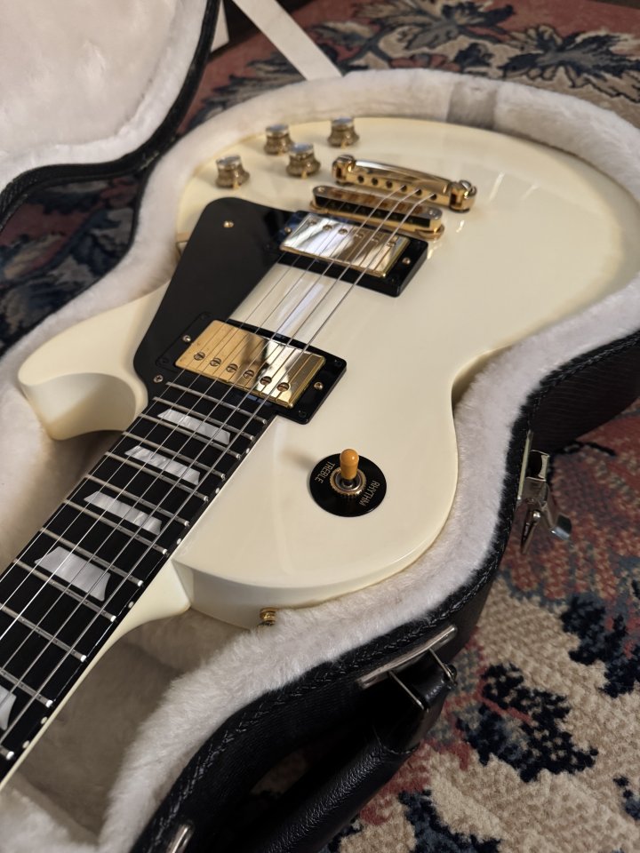 Gibson Les Paul Studio Gold "Alpine White 2008"