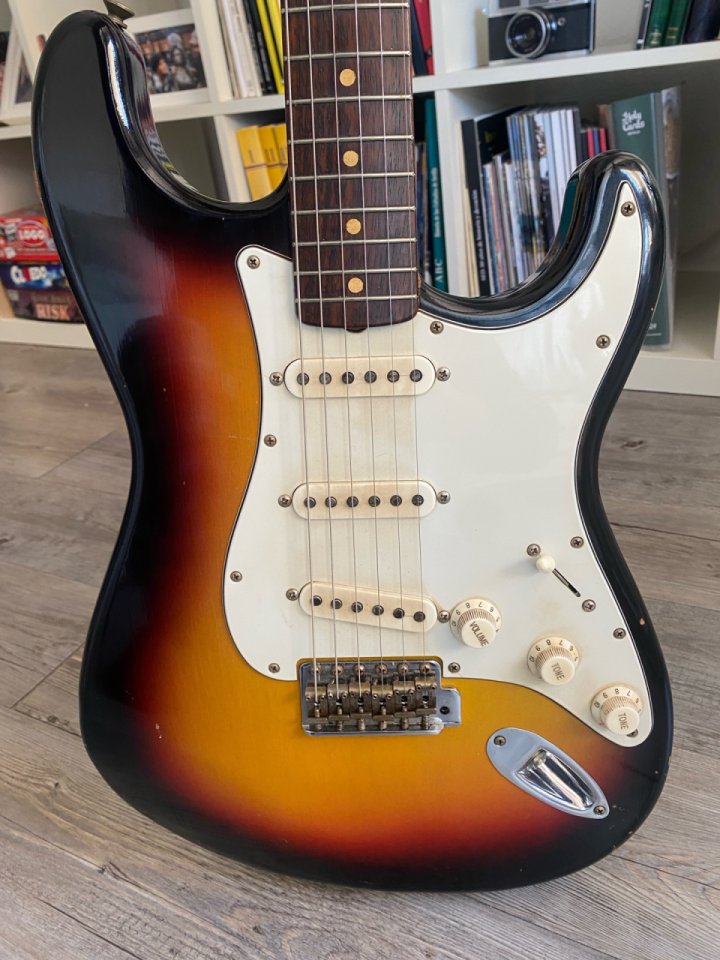 Stratocaster partscaster Réplica 1961