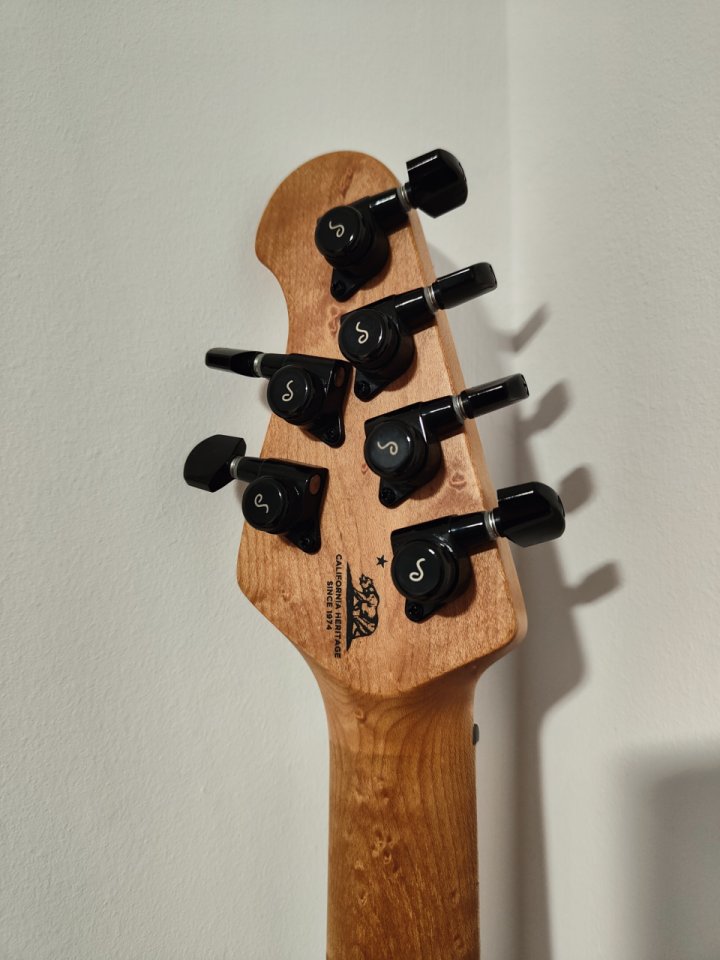 Guitarra Ernie Ball Music Man Sabre + estuche premium