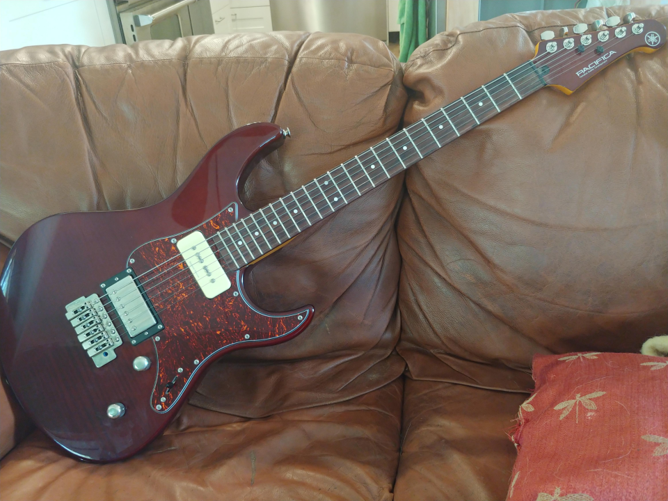 Yamaha pacífica 611vfm root beer 2020 guitarra eléctrica