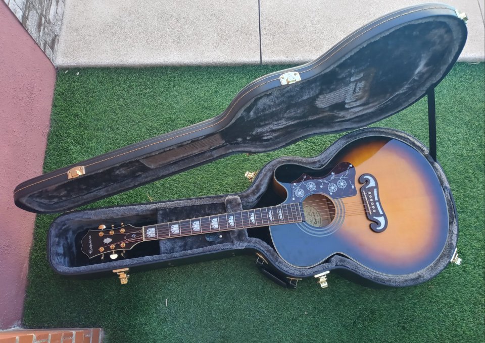 Epiphone EJ 200 SCE/VS + estuche de segunda mano · Foto 5 de 6 · Sevilla · 325 €