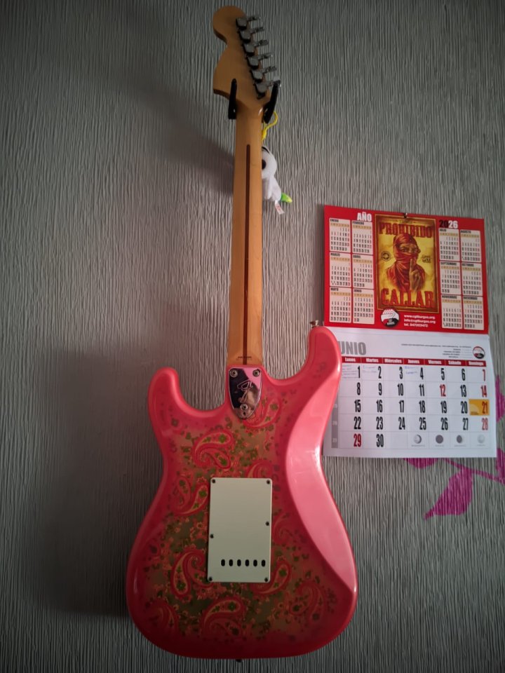 Fender Pink pasley japonesa de segunda mano · Foto 2 de 2 · Burgos