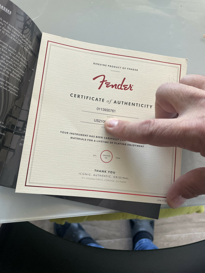 Fender Stratocaster Professional II ZURDOS