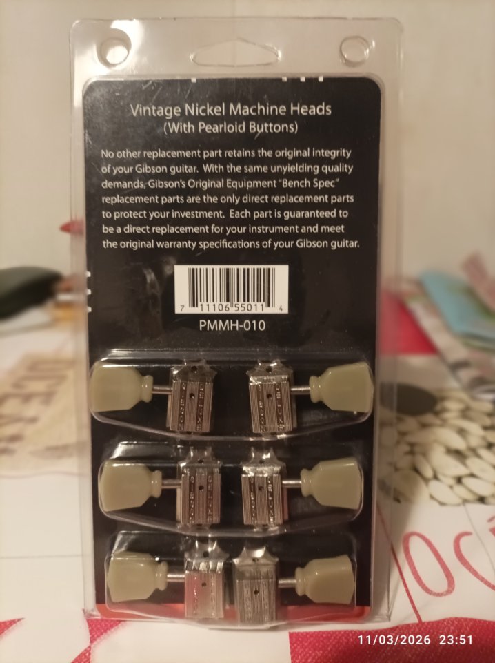 Set clavijas GIBSON PMMH-10