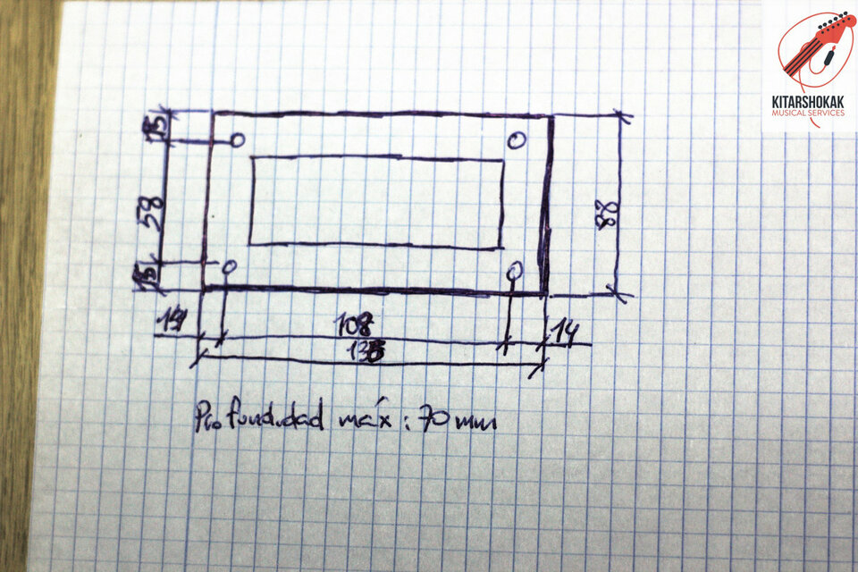 Asa de plástico para Sound City, Hi-Watt...