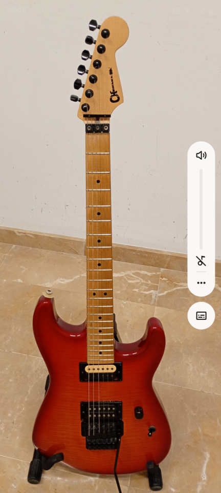 Charvel san dimas red burst
