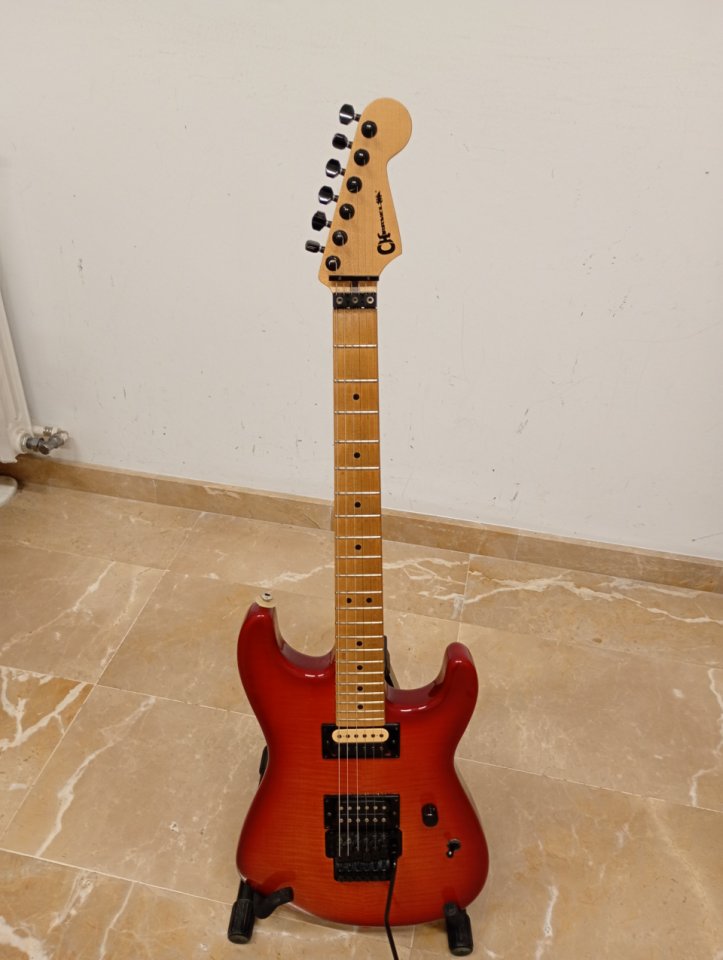 Charvel san dimas red burst