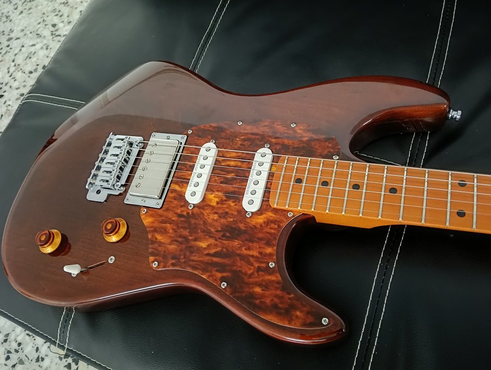 Godin Session T-Pro Ltd Kanyon Burst Stratocaster de segunda mano · Foto 6 de 6 · Pontevedra · 1000 €