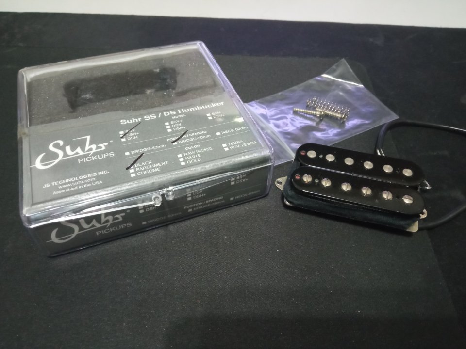 Pastilla Suhr SSH+ Negra 50mm