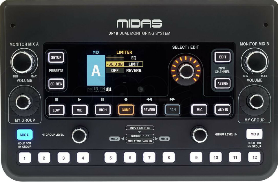 Mesclador monitoring MIDAS DP-48 NUEVA