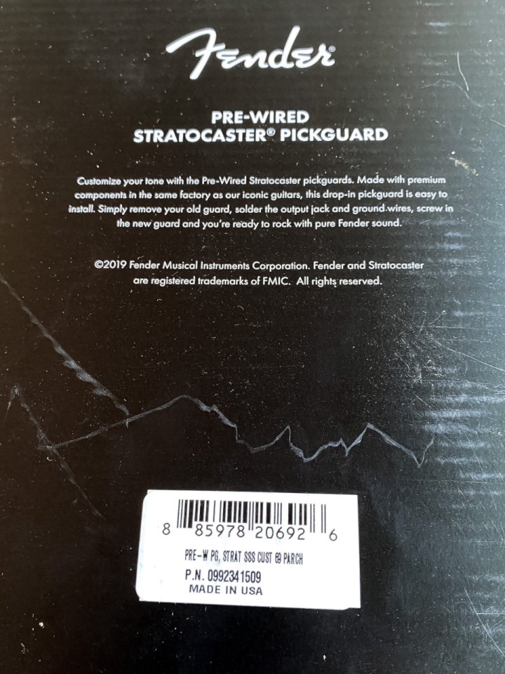 Kit Pastillas + Golpeador Fender Custom Shop '69