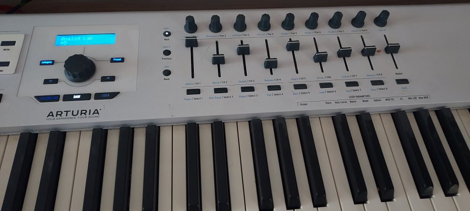 Arturia Keylabb MKII + V Collection X + Augmented Yangtze + The Gentleman