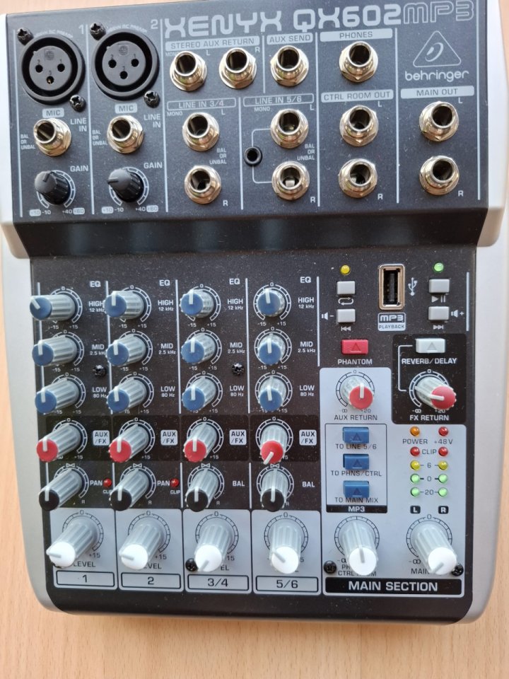 MESA Behringer Xenyx QX602MP3