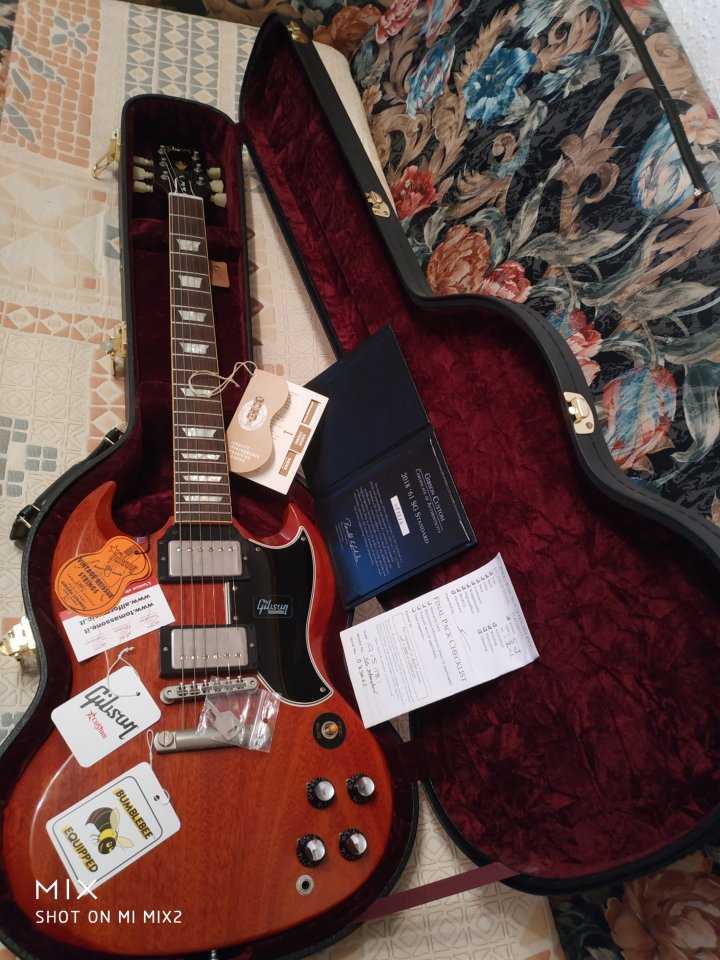 Gibson Historic 1961 SG Standard RE SE VOS FC de segunda mano · Foto 9 de 10 · Zaragoza · 3300 €