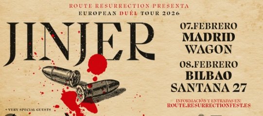 Entradas Jinjer Madrid 7 febrero