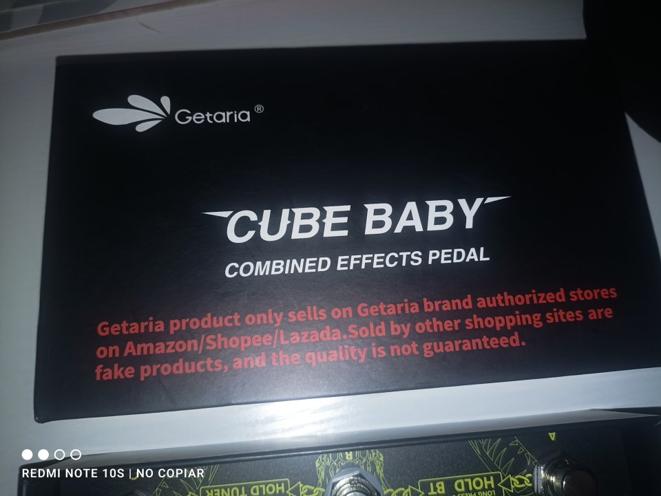 Pedal de efectos,Getaria Cube baby