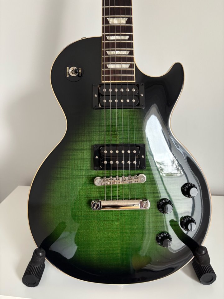 Gibson Les Paul slash anaconda burst verde