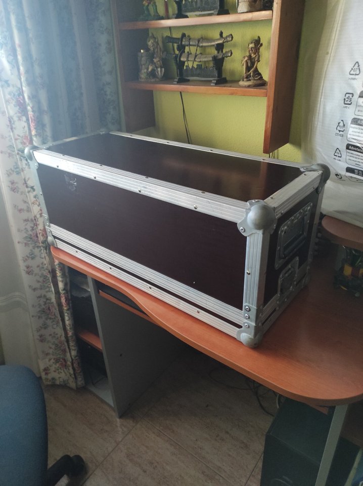 flight case cabezal guitarra o bajo