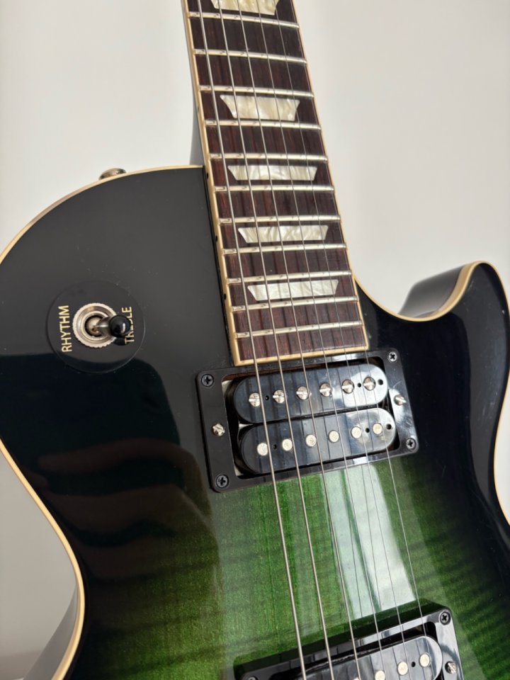 Gibson Les Paul slash anaconda burst verde