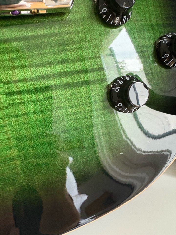 Gibson Les Paul slash anaconda burst verde