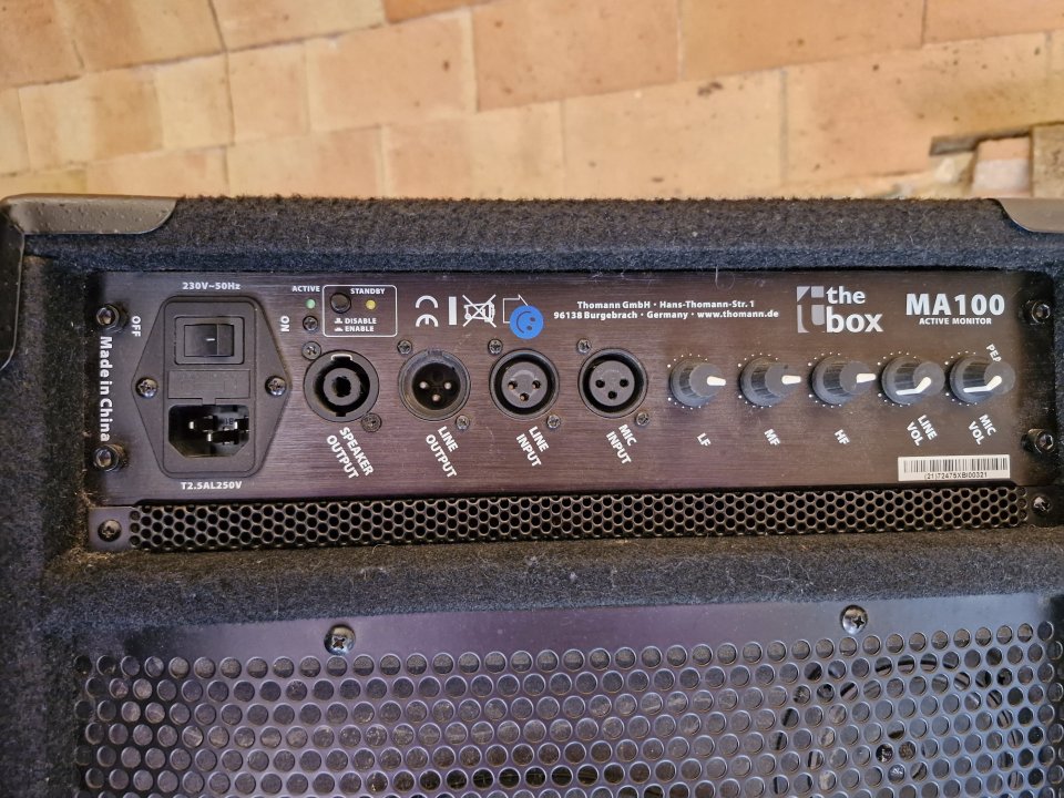 The Box MA100 altavoz activo (1 o 2 u.)