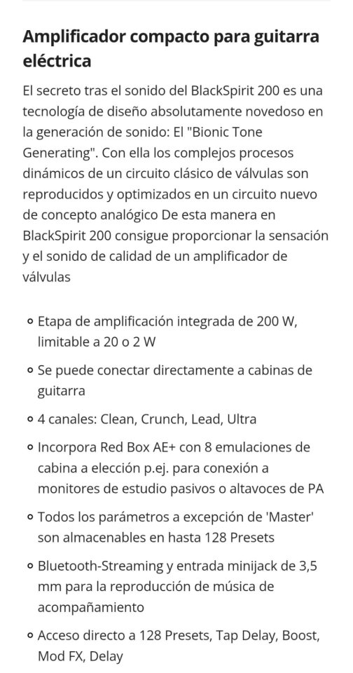 Hughes Kettner black Spirit floor 200