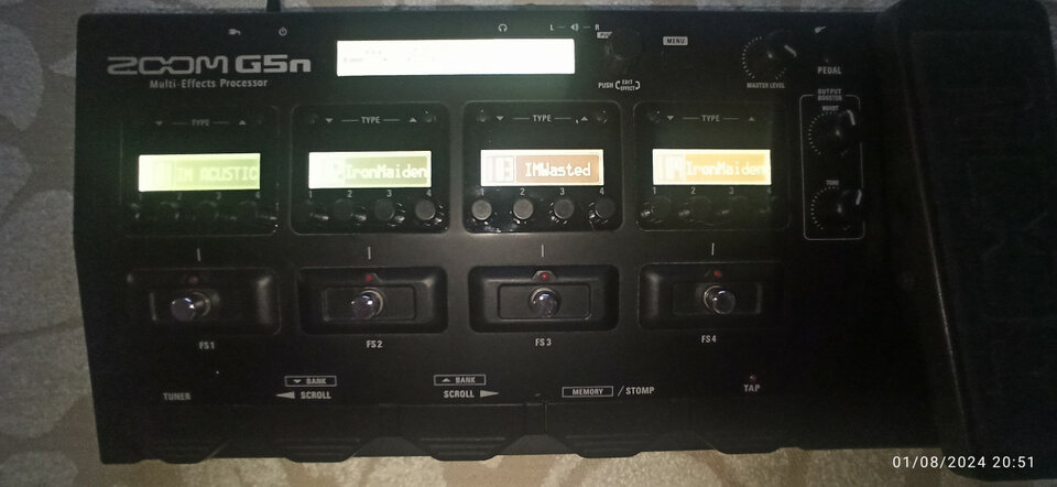 Multi efectos Zoom G5n