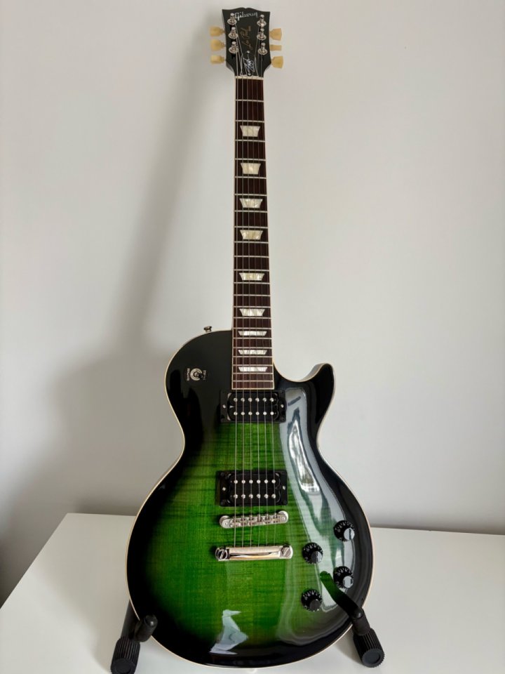 Gibson Les Paul slash anaconda burst verde