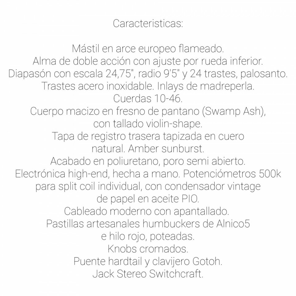 JVR Custom Guitars - JVR#001 - Guitarra eléctrica de luthier