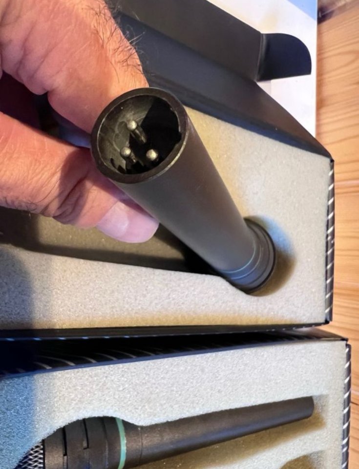 Par de Microfonos AKG D 310 vintage