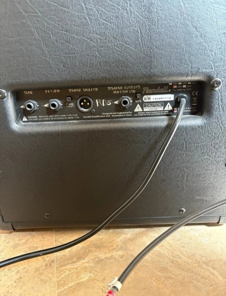 Amplificador Valvular Randall Diavlo RD5C (Combo 1x10") de segunda mano · Foto 3 de 3 · Córdoba · 200 €
