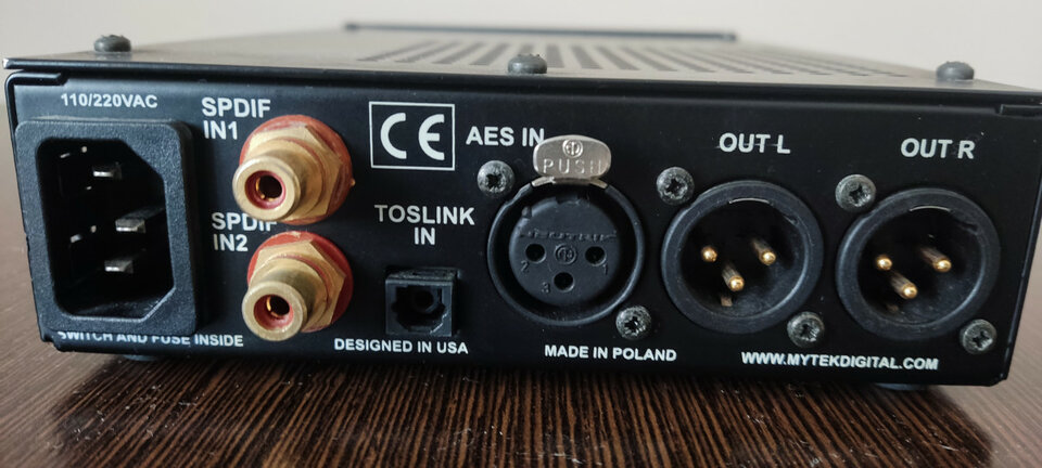 Convertidor Mytek DAC 96 con envío.