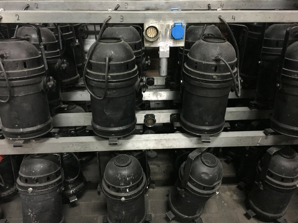 Varas de focos PAR 64