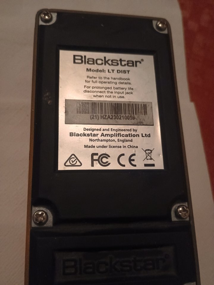 Blackstar LT distorsión