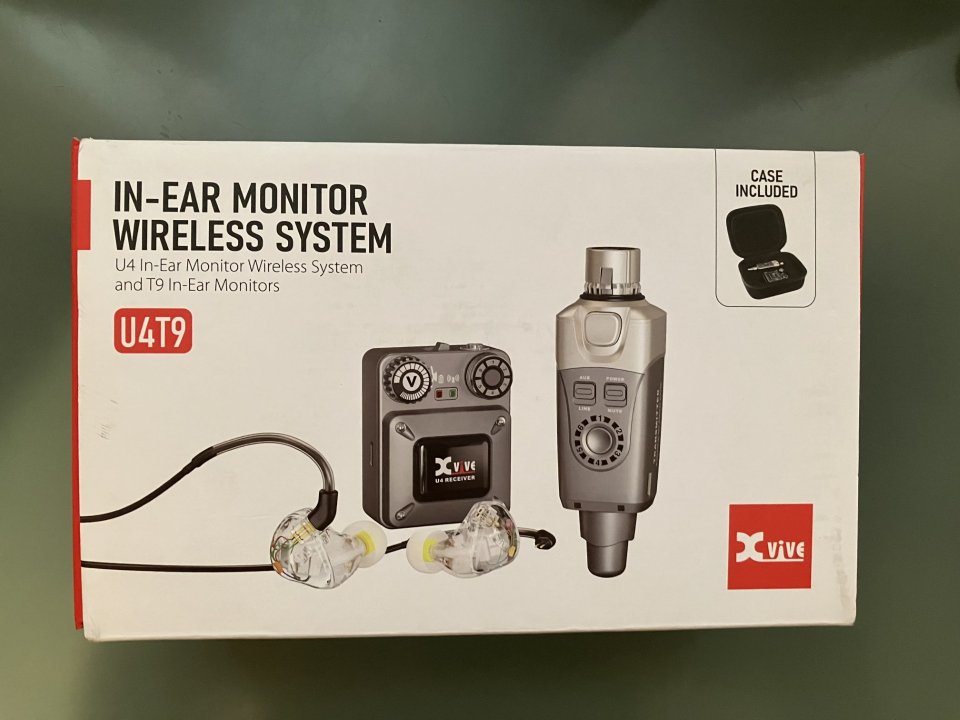 XVIVE U4T9 IN EAR Bundle Sistema de Monitorización In-Ear Inalámbrico de segunda mano · Foto 1 de 3 · Bizkaia · 280 €