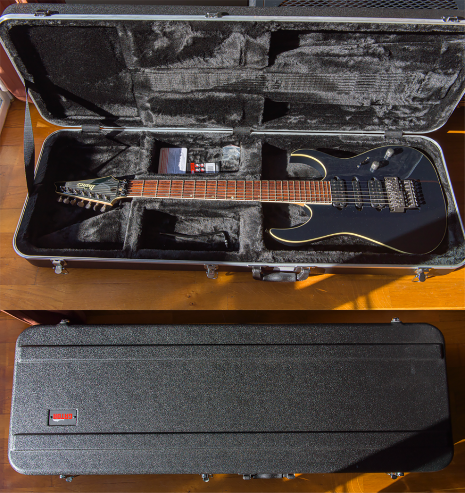 Ibanez RG1077XL 7 Cuerdas 27" Baritona Con Estuche Rígido