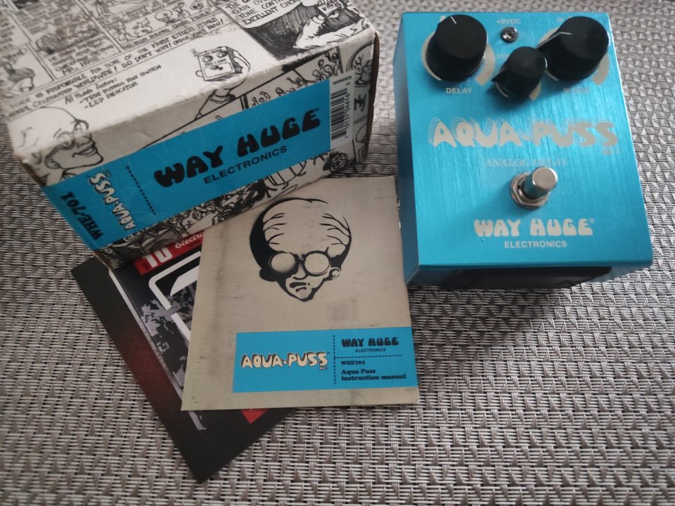 Way Huge Aqua-Puss MkII (Versión Original Grande) Delay Analógico