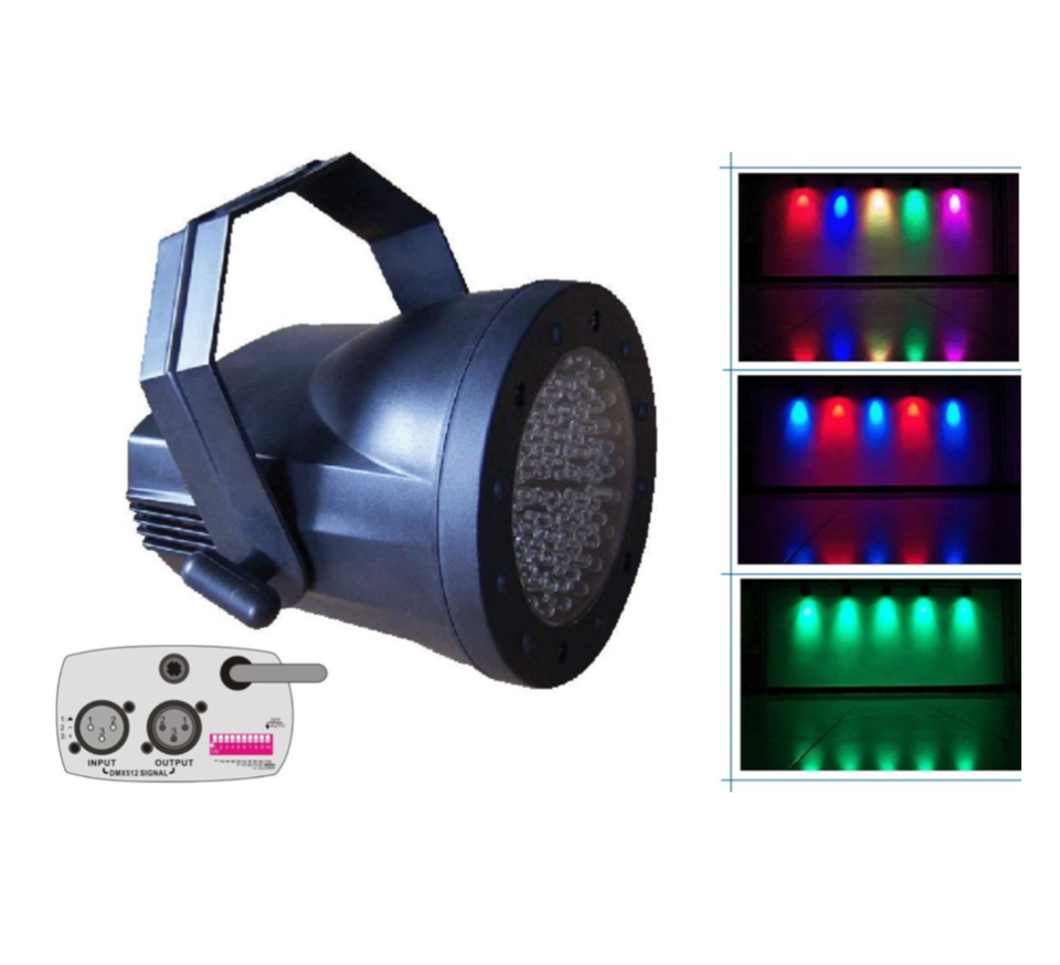 Foco LED PAR-36 RGB / DMX de segunda mano · Foto 1 de 9 · Cantabria · 25 €