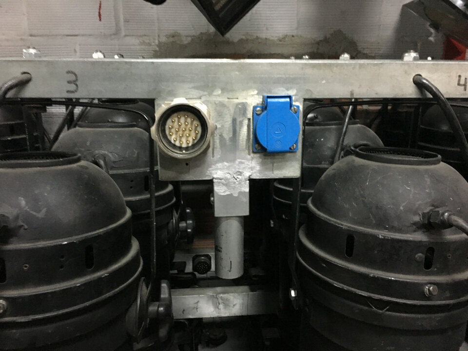 Varas de focos PAR 64