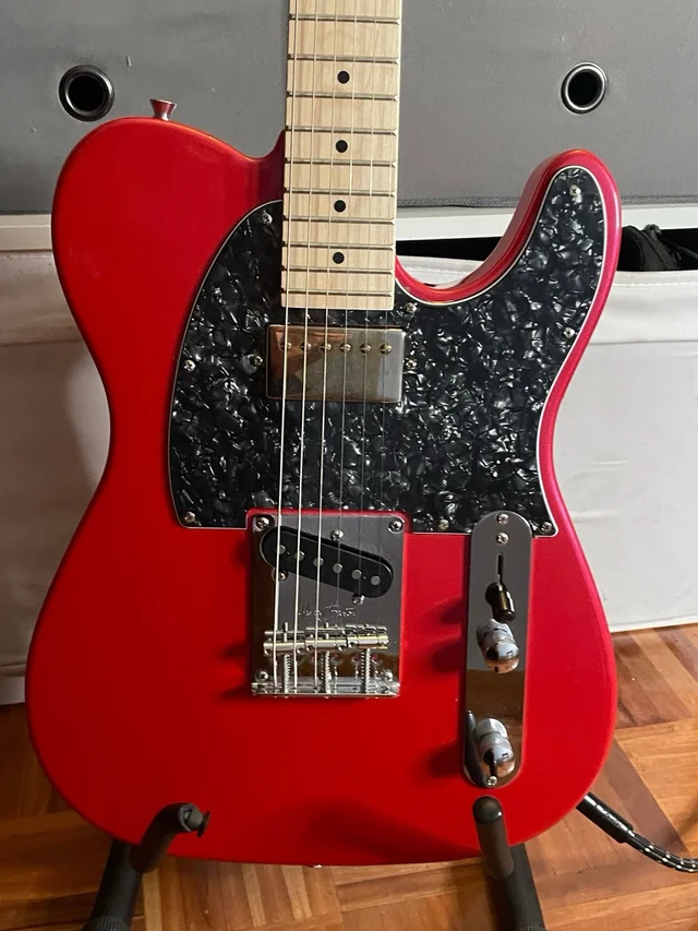 Harley Benton Telecaster Customizada Candy red
