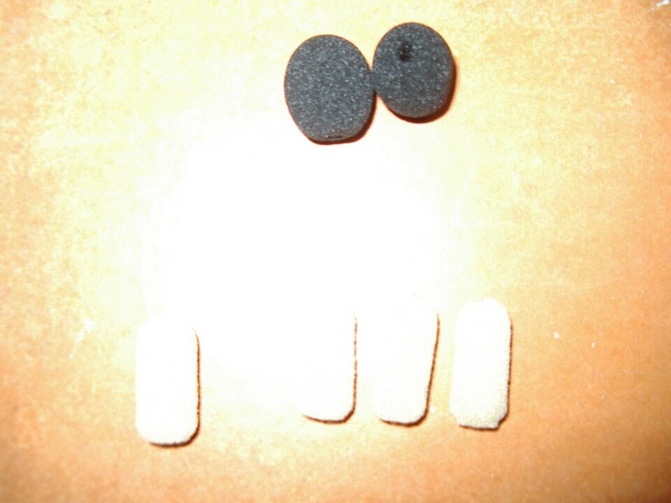 Antivientos y capuchones de Sennheiser (Para diademas, lavaliers y cápsulas Sennheiser)