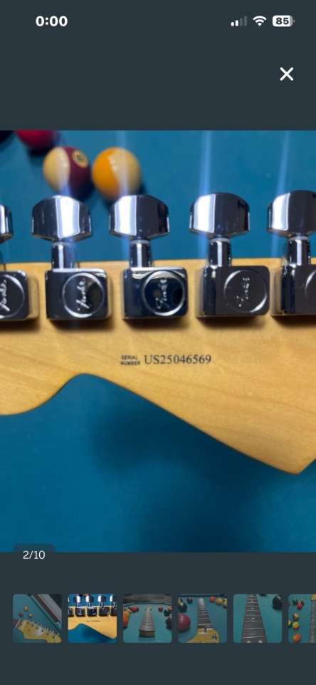 Mastil Fender Stratocaster USA