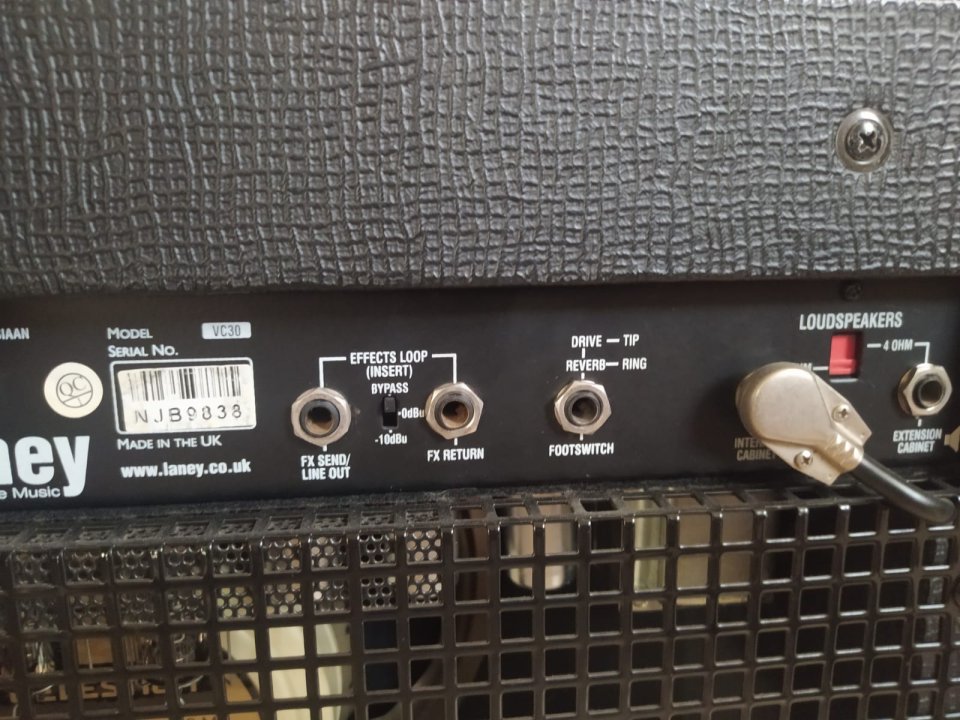 Laney VC 30 con mejoras.