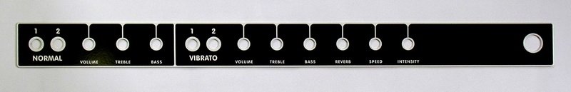 Faceplate panel frontal para Fender Deluxe Reverb de segunda mano · Illes Balears · 30 €