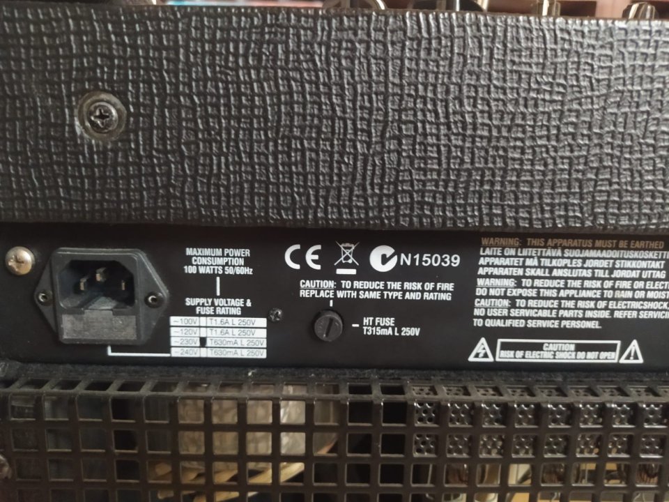 Laney VC 30 con mejoras.