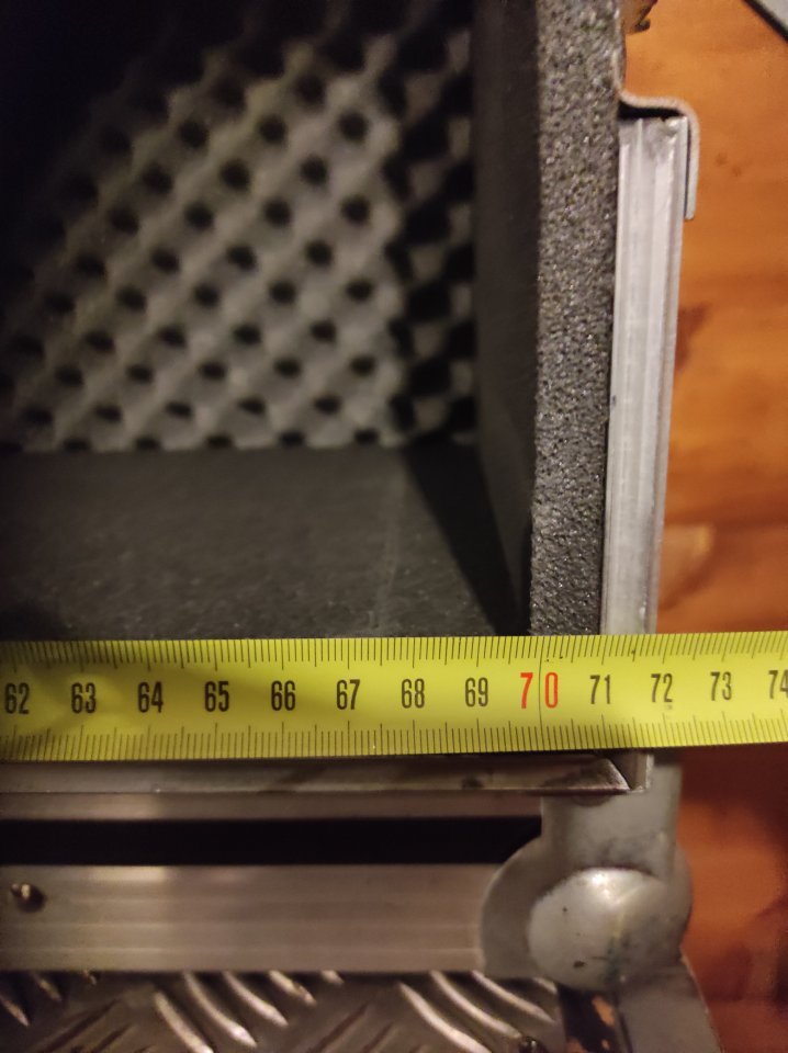 flight case cabezal guitarra o bajo